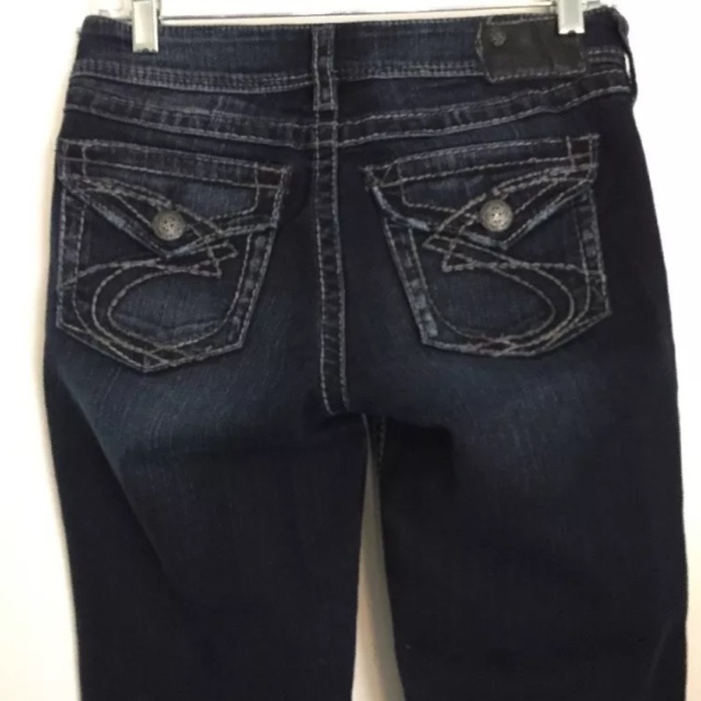 Silver Jeans Suki Surplus Size 27 Dark Denim